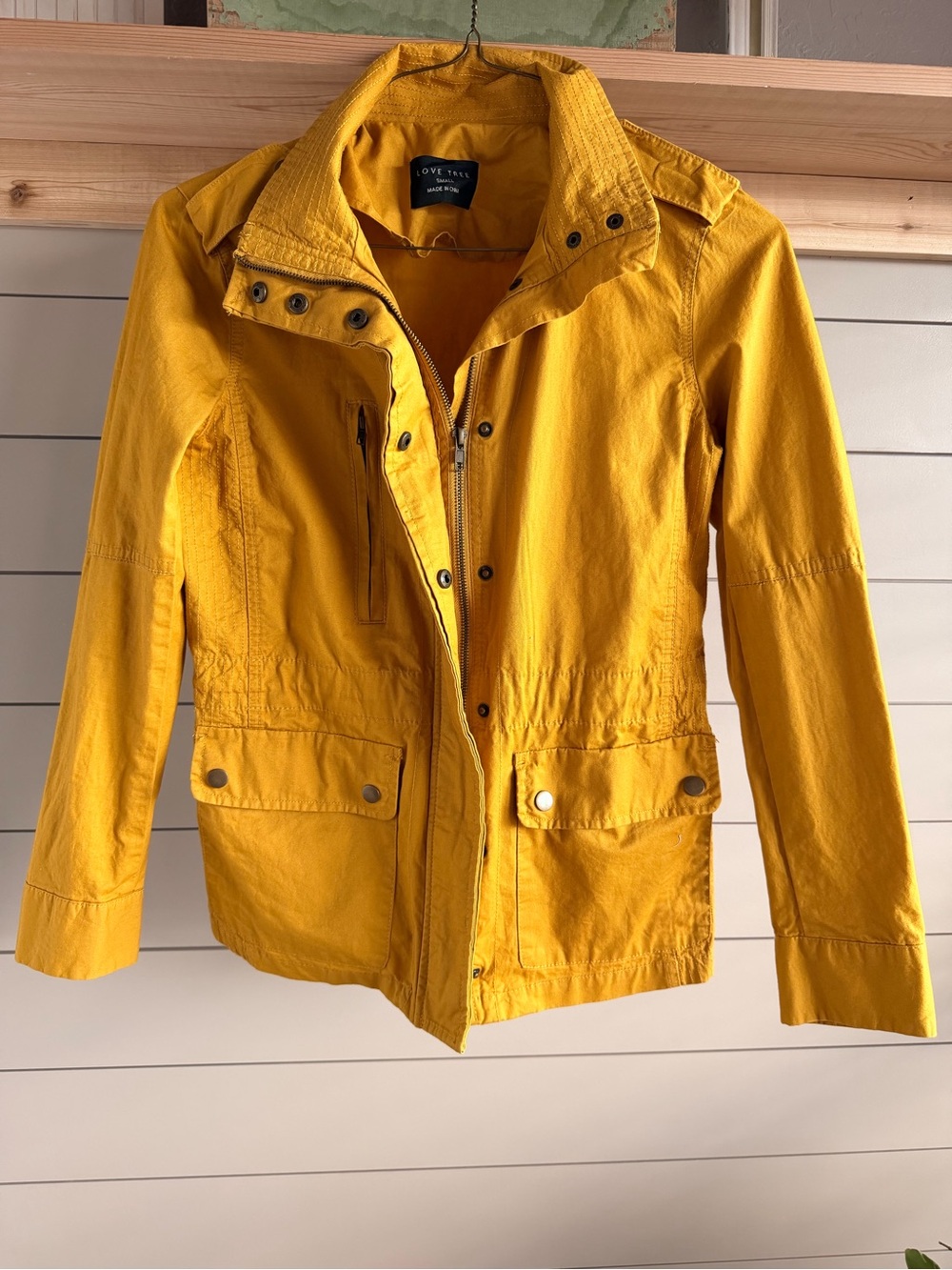 Utility Jacket with Snap Details